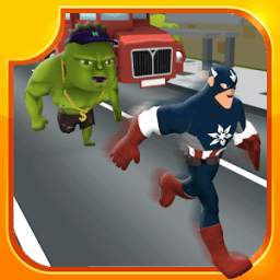 Subway Surf Game : Superhero Kids Subway Rush