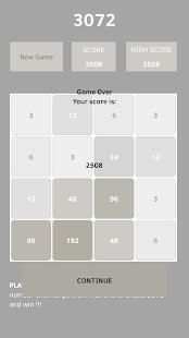 3072 Puzzle Game screenshot 1