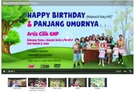 +100 Video Lagu Anak Indonesia Offline скриншот 1