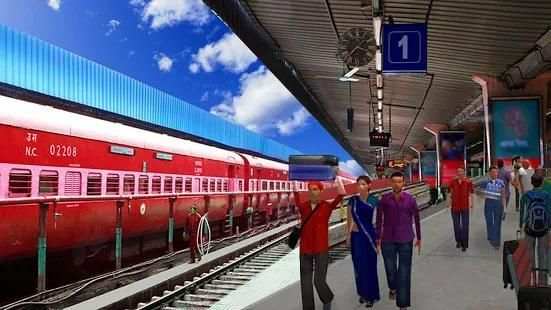 Indian Train Simulator 2018 Train Driving Games 3D स्क्रीनशॉट 1