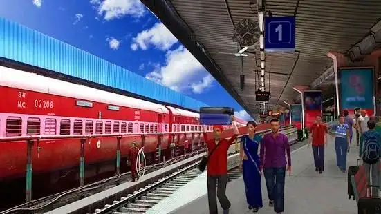 Indian Train Simulator 2018 Train Driving Games 3D screenshot 1