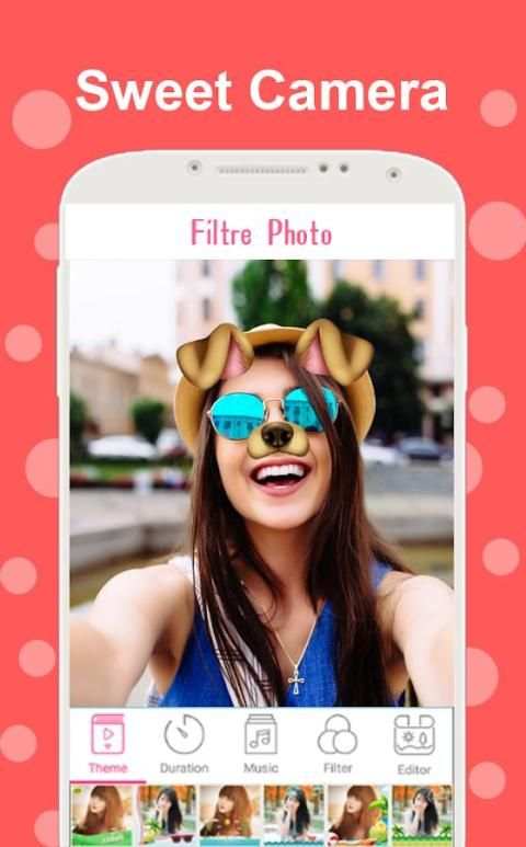 Sweet Selfie - Filtre Camera - Beauty Camera 2018 screenshot 2