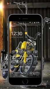Yellow Moto Racing Theme screenshot 4