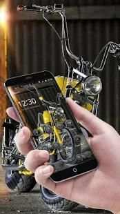 Yellow Moto Racing Theme screenshot 3