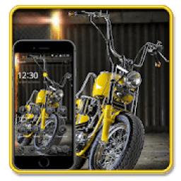 Yellow Moto Racing Theme icon