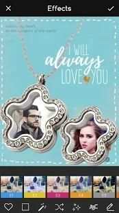 Heart Dual Frames: Locket for Pictures Maker screenshot 4