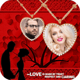 ikon Heart Dual Frames: Locket for Pictures Maker
