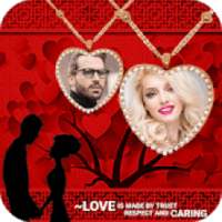 Heart Dual Frames: Locket for Pictures Maker on 9Apps