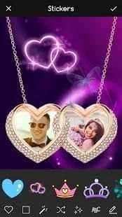 Heart Dual Frames: Locket for Pictures Maker screenshot 3