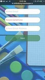 Report A Bully - Anti Bullying App स्क्रीनशॉट 1