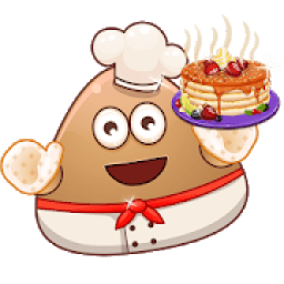Pou Cooking Pancakes icon