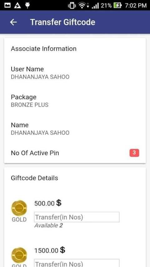 COINEX screenshot 2
