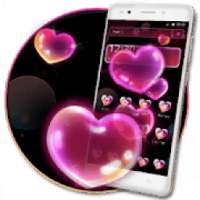 Neon Bubble Heart Theme