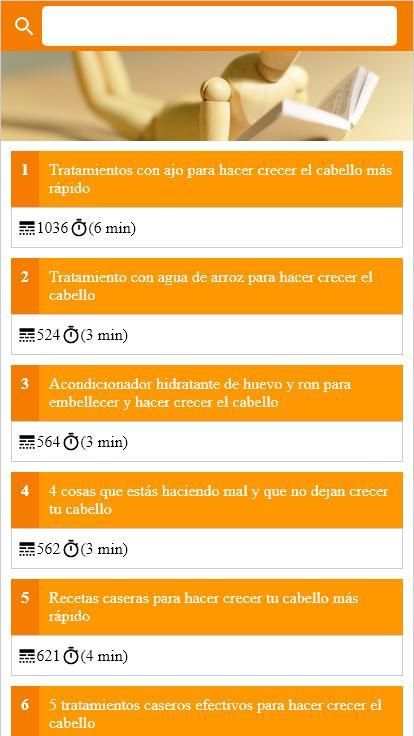Crecer el cabello - tratamientos caseros screenshot 1