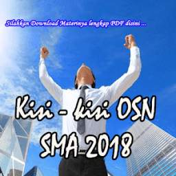 Kisi - Kisi  OSN SMA 2018 1.2