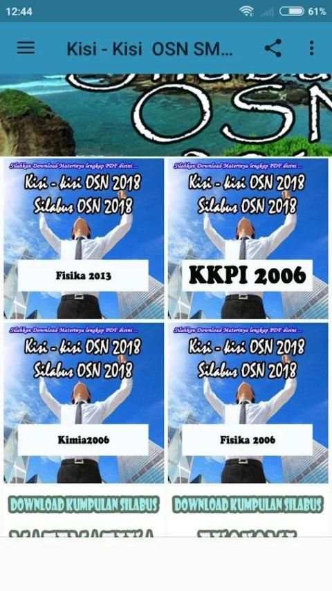 Kisi - kisi OSN SMA 2018 скриншот 4