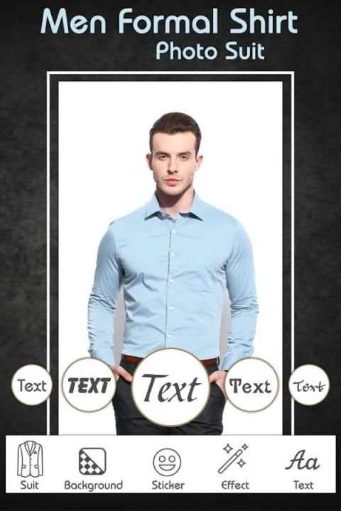 Man Formal Shirt Photo Suit : Men Shirt Photo Edit screenshot 1