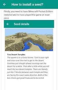 Seeds for Minecraft PE screenshot 8