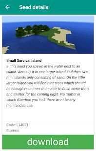 Seeds for Minecraft PE screenshot 11