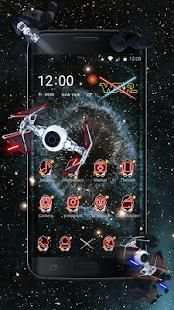 Space Ship War in Stars 3D Theme screenshot 3