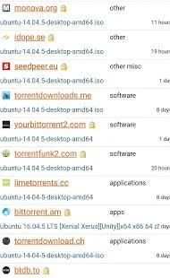 Torrent Search Engine screenshot 2