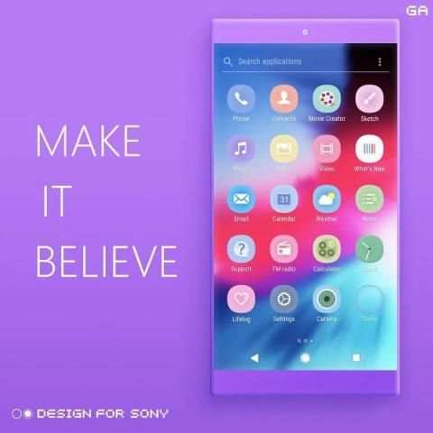 i XPERIA Theme | OS Style 12 *Design For SONY स्क्रीनशॉट 2