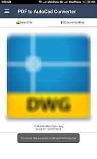 PDF to DWG/DXF Converter screenshot 1