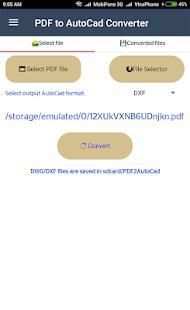 PDF to DWG/DXF Converter screenshot 2