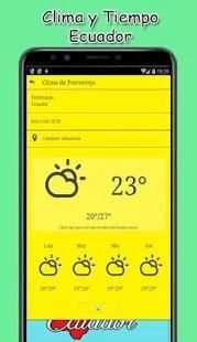 ☀☁ Clima y Tiempo Ecuador ⚡* screenshot 5