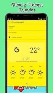 ☀☁ Clima y Tiempo Ecuador ⚡* screenshot 6