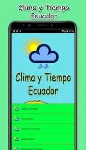 ☀☁ Clima y Tiempo Ecuador ⚡* screenshot 7