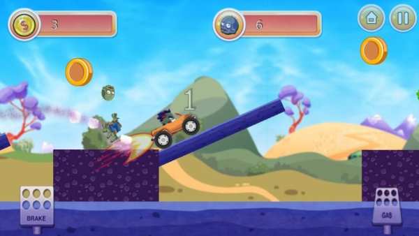 Mad Zombie Road Racing screenshot 1