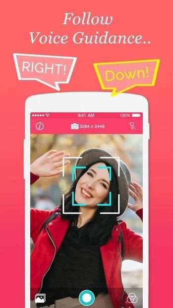Voice Camera : Voice Guide Selfie Camera screenshot 4