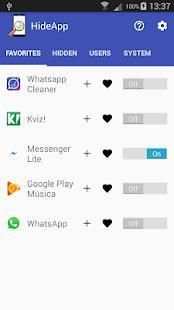 Hide App (Requires Root) screenshot 4