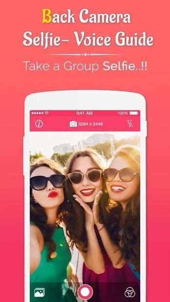 Voice Camera : Voice Guide Selfie Camera screenshot 2