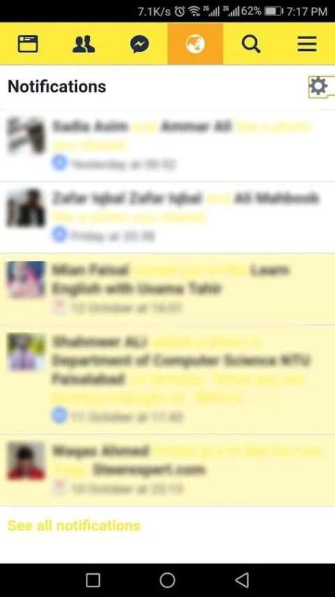 Yellow Color for Facebook screenshot 2