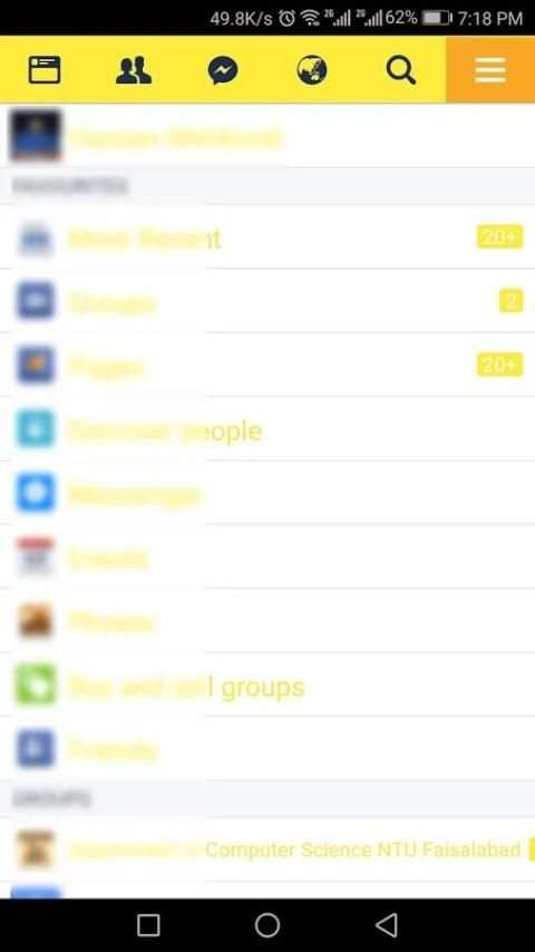 Yellow Color for Facebook screenshot 1