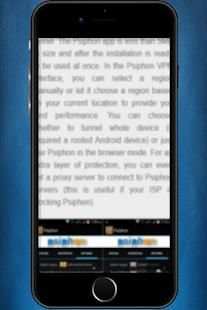 Psiphon VPN FREE Advice screenshot 1