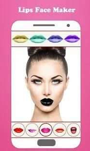 Lips Face Maker Camera screenshot 3
