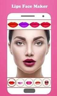 Lips Face Maker Camera screenshot 5