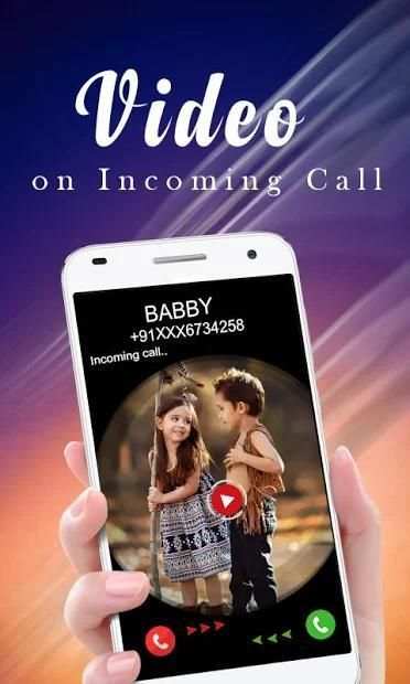 Video Ringtone for Incoming Call with Full Screen स्क्रीनशॉट 2