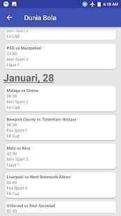Berita dan Jadwal Sepakbola screenshot 1