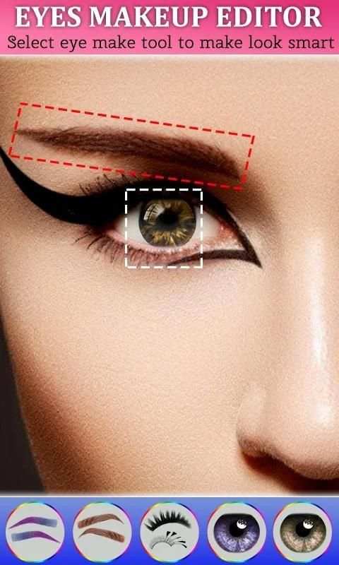 Woman Face Makeup Photo Editor स्क्रीनशॉट 4