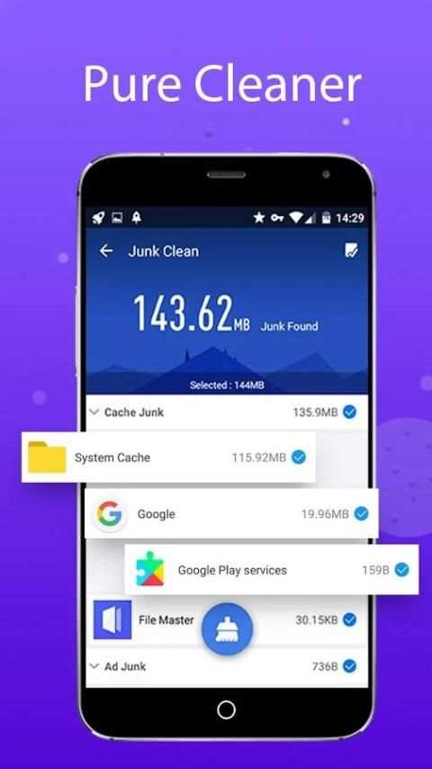Pure Cleaner- Boost, Clean, Clear Cache and Faster screenshot 2