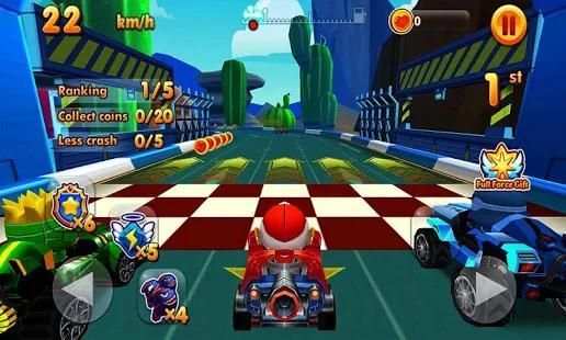 Toon Car Transform Racing Game स्क्रीनशॉट 2