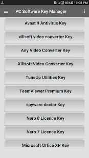 PC Software Key Manager स्क्रीनशॉट 3