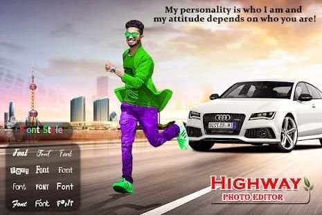 Highway Photo Editor - Background Changer स्क्रीनशॉट 4