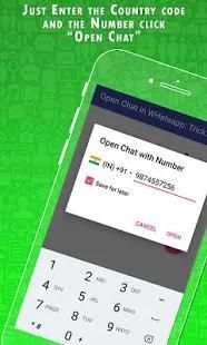 Open Chat in WhatsApp : Chat Without Save Contact screenshot 2