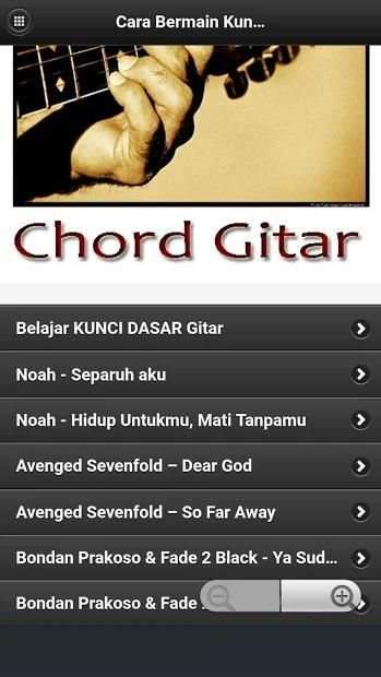 Cara Bermain Belajar Gitar Kunci Dasar Pemula screenshot 5