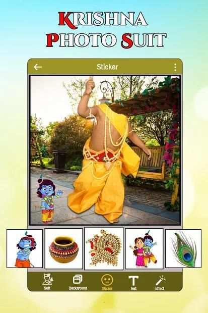 Krishna Photo Suit : Janmashtami Photo Frame screenshot 3